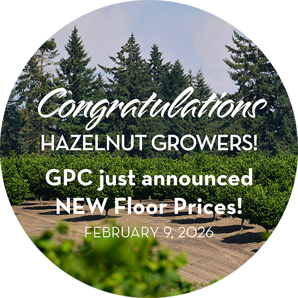 Congratulations Hazelnut Growers of Oregon GPC just announced NEW floor prices feb 9th 2026